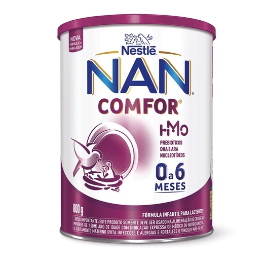 Fórmula Infantil Nan 1 Comfor Hmo De 0 A 6 Meses 800G Fórmula Infantil Nan 1 Comfor Hmo De 0 A 6 Meses 800G