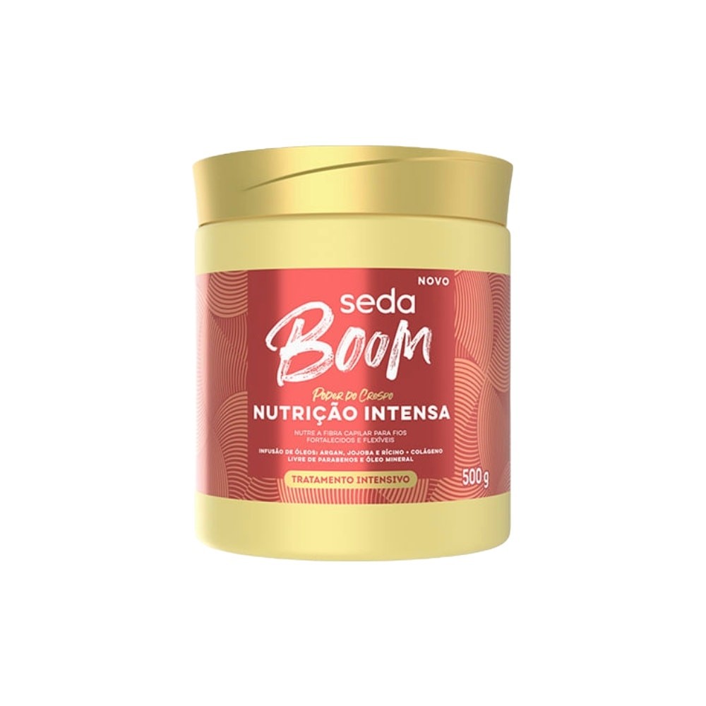 Máscara de Tratamento Seda Boom Nutrição Intensa 500g Máscara de Tratamento Seda Boom Nutrição Intensa 500g