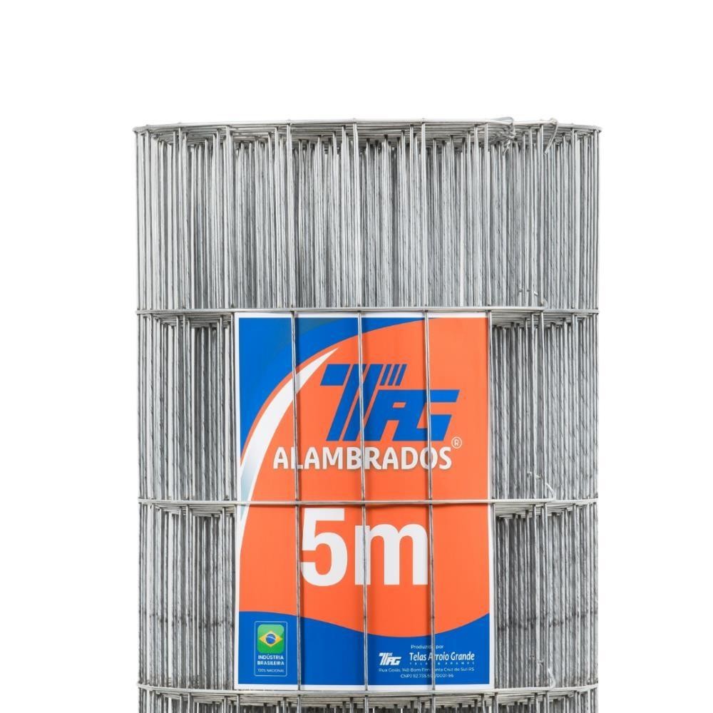 TELA SOLDADA TAG MALHA 5x15cm FIO 2,76mm RL 05X2,0m TELA SOLDADA TAG MALHA 5x15cm FIO 2,76mm RL 05X2,0m