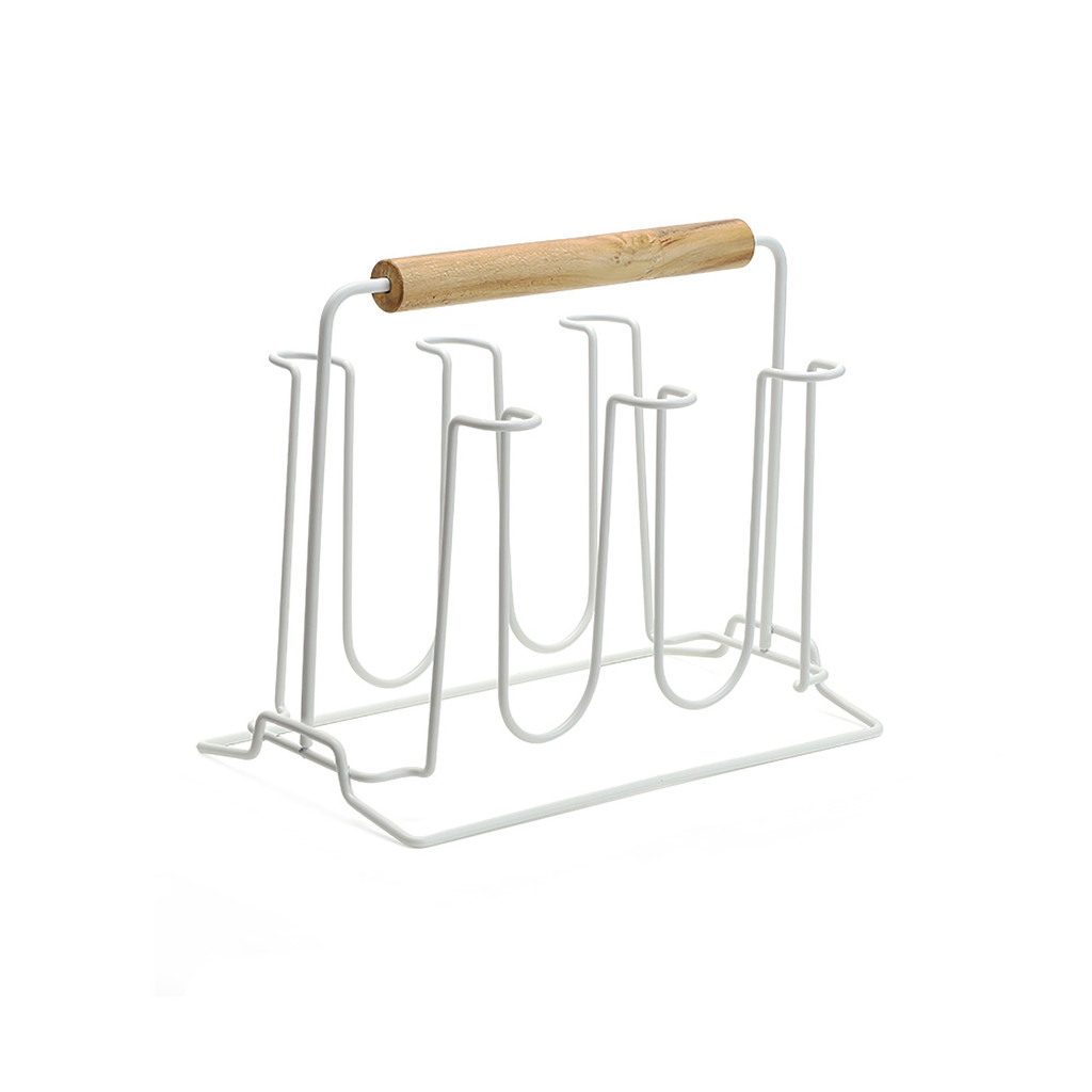 Porta Copo Mesa Suporte Copos 6 Lugares Eco Design Utensílio Cozinha Branco Arthi Porta Copo Mesa Suporte Copos 6 Lugares Eco Design Utensílio Cozinha Branco Arthi