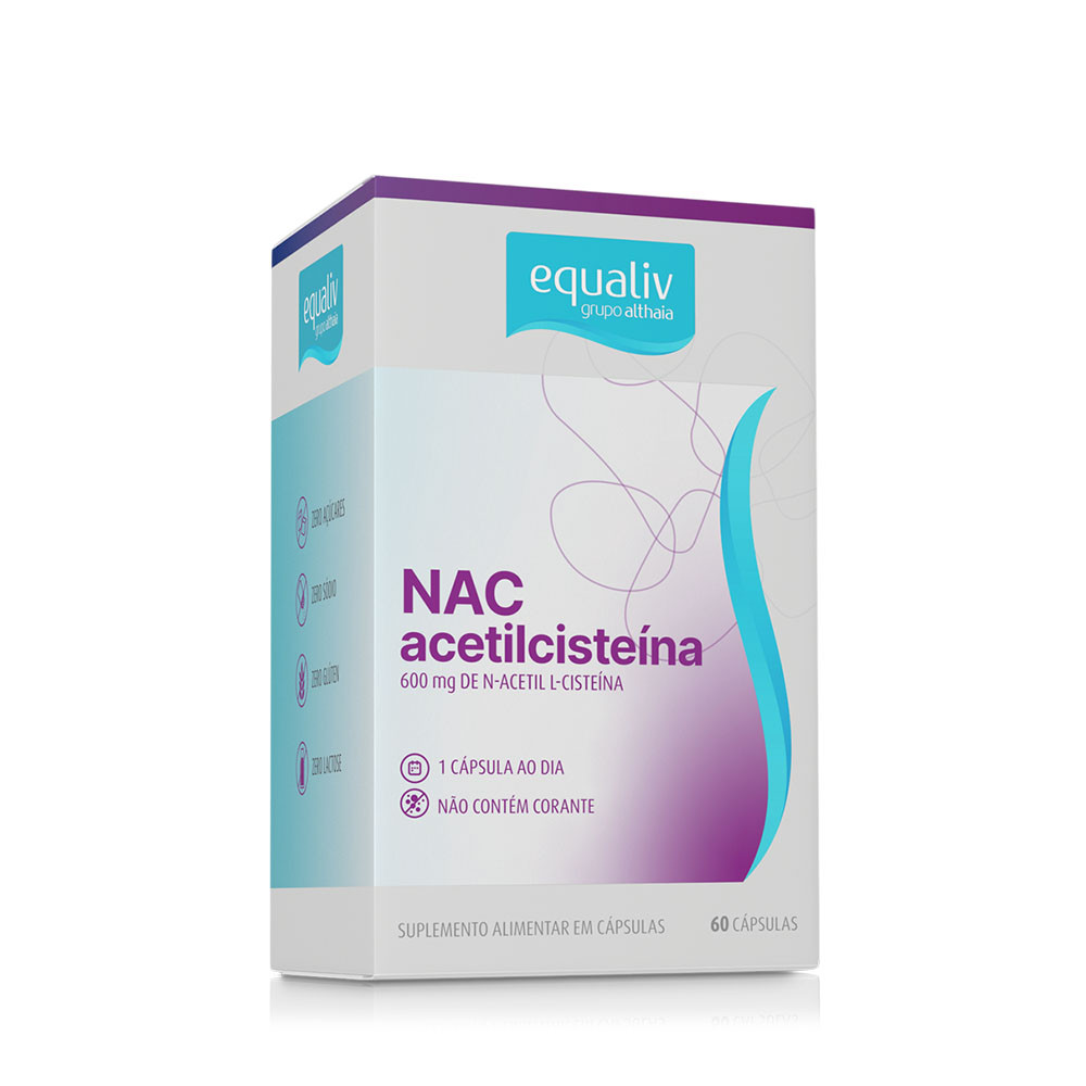 Acetilcisteína (NAC) 600 mg – 60 Cápsulas Acetilcisteína (NAC) 600 mg – 60 Cápsulas