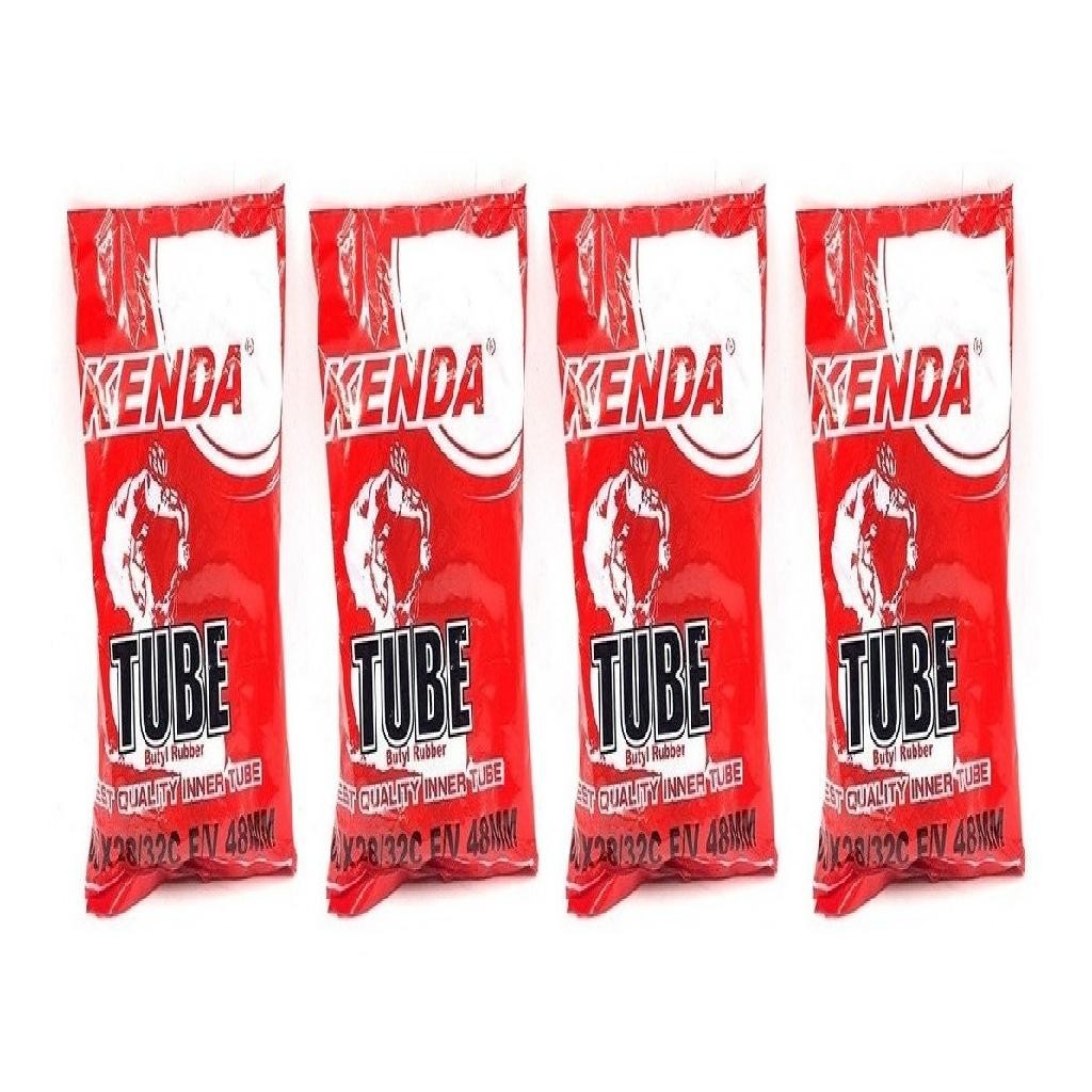 4 Câmara De Ar Kenda Aro 700×28/32c Válvula 48mm Bico Fino 4 Câmara De Ar Kenda Aro 700×28/32c Válvula 48mm Bico Fino