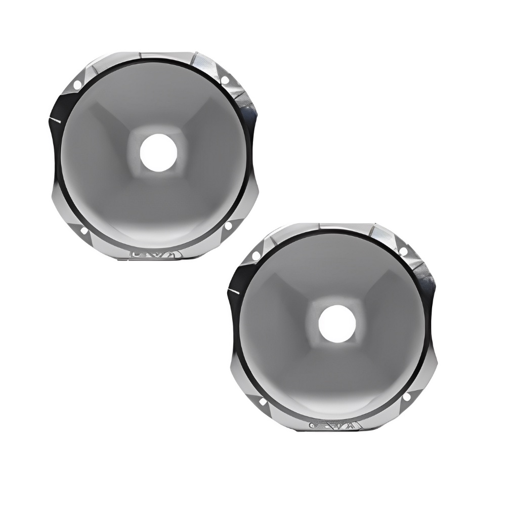 Corneta Gvm 1175 Aluminio Lente Original 1 Pol BRANCO 2 UNID