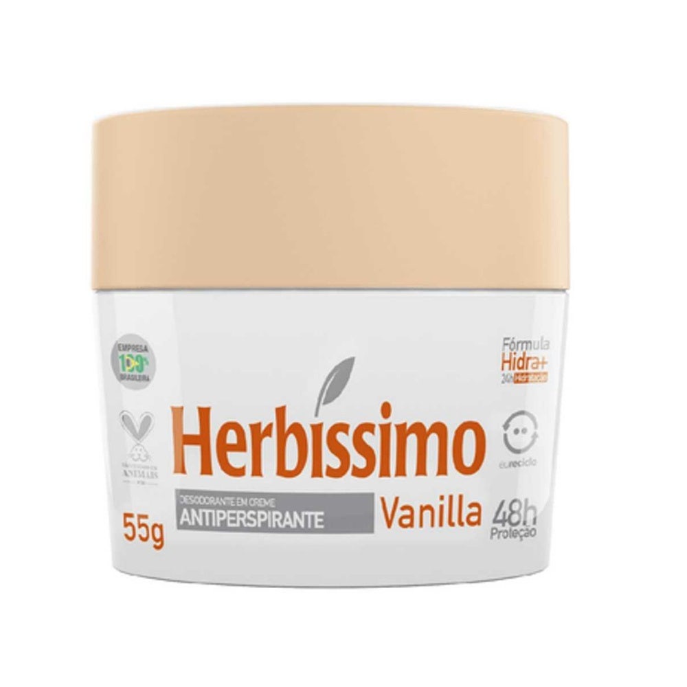 Desodorante Cremoso Herbissimo Vanilla 55gr Desodorante Cremoso Herbissimo Vanilla 55gr