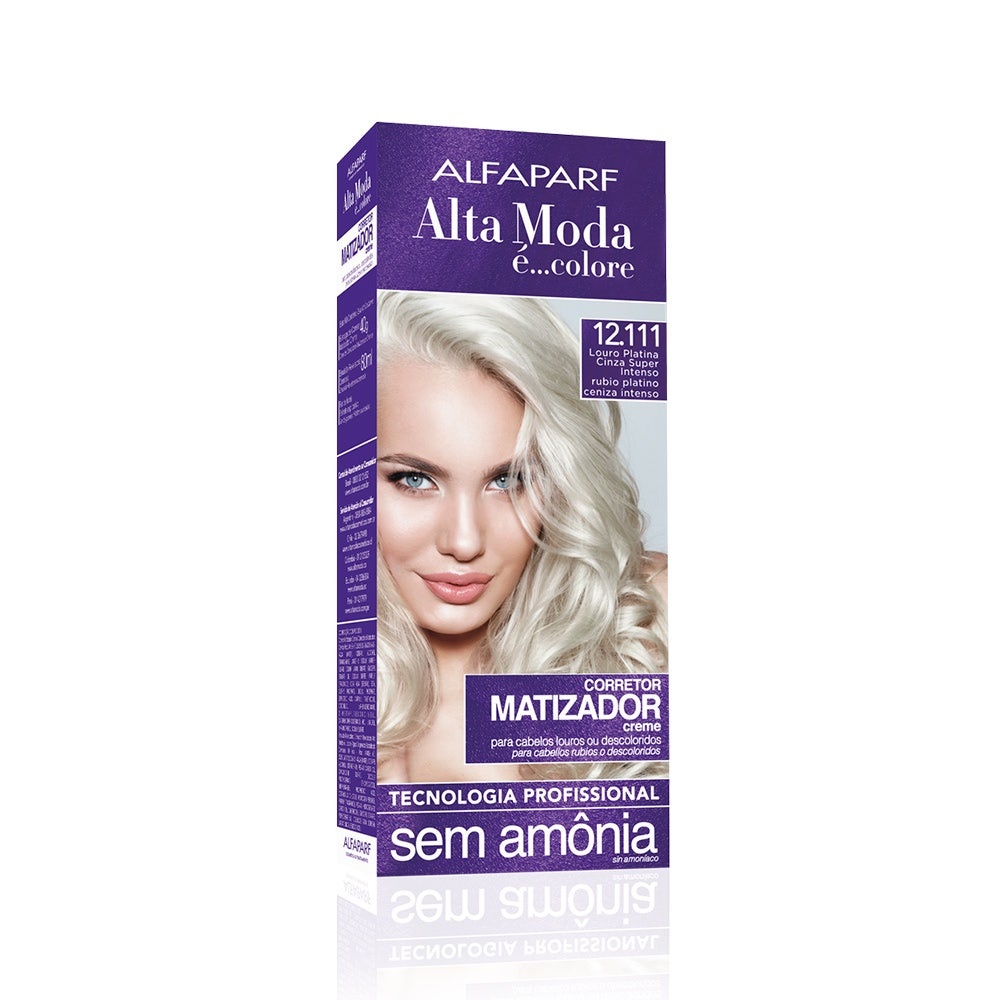 Tintura Alta Moda 12.111 Louro Platina Cinza 150GR Tintura Alta Moda 12.111 Louro Platina Cinza 150GR