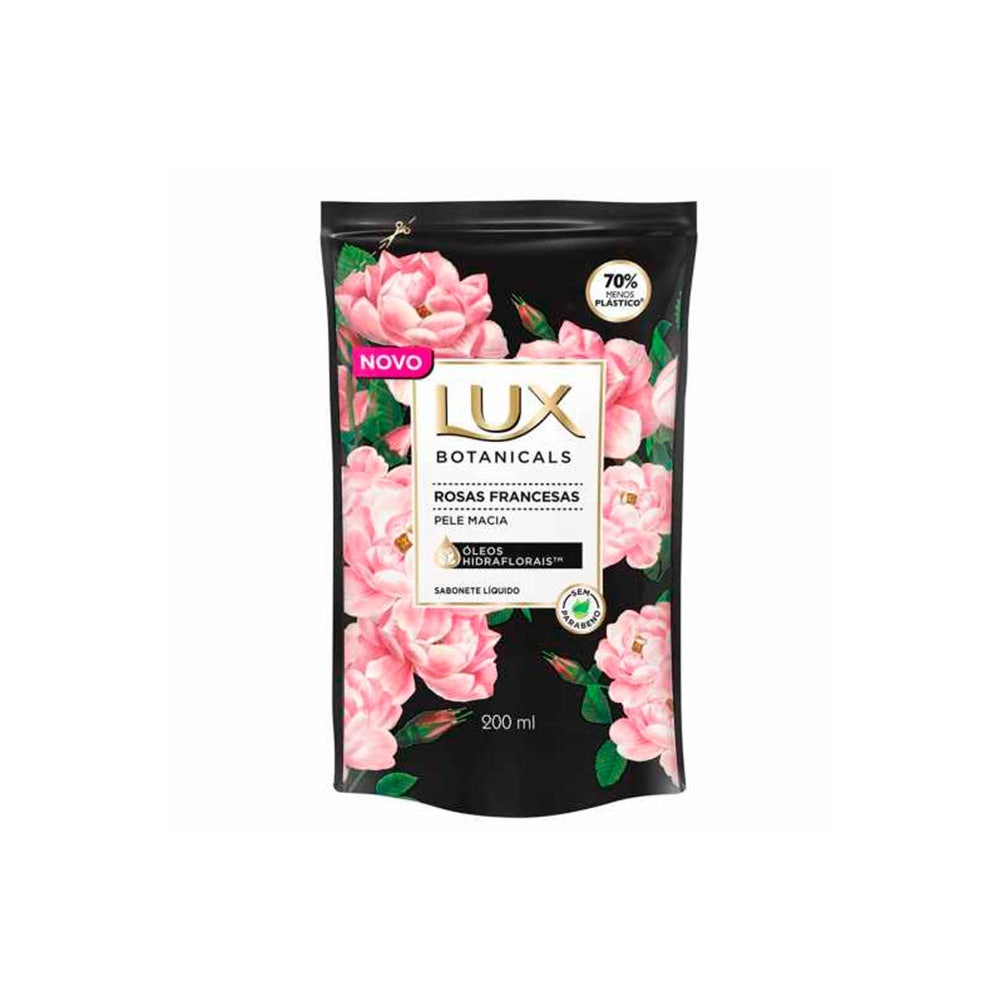 Sabonete Líquido Lux Botanicals Rosas France Refil 200ml Sabonete Líquido Lux Botanicals Rosas France Refil 200ml