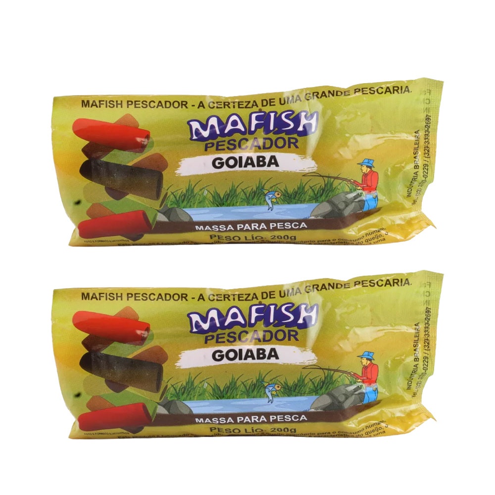 Kit 2x Massa Pronta Para Pesca 200g Goiaba – Mafish Kit 2x Massa Pronta Para Pesca 200g Goiaba – Mafish