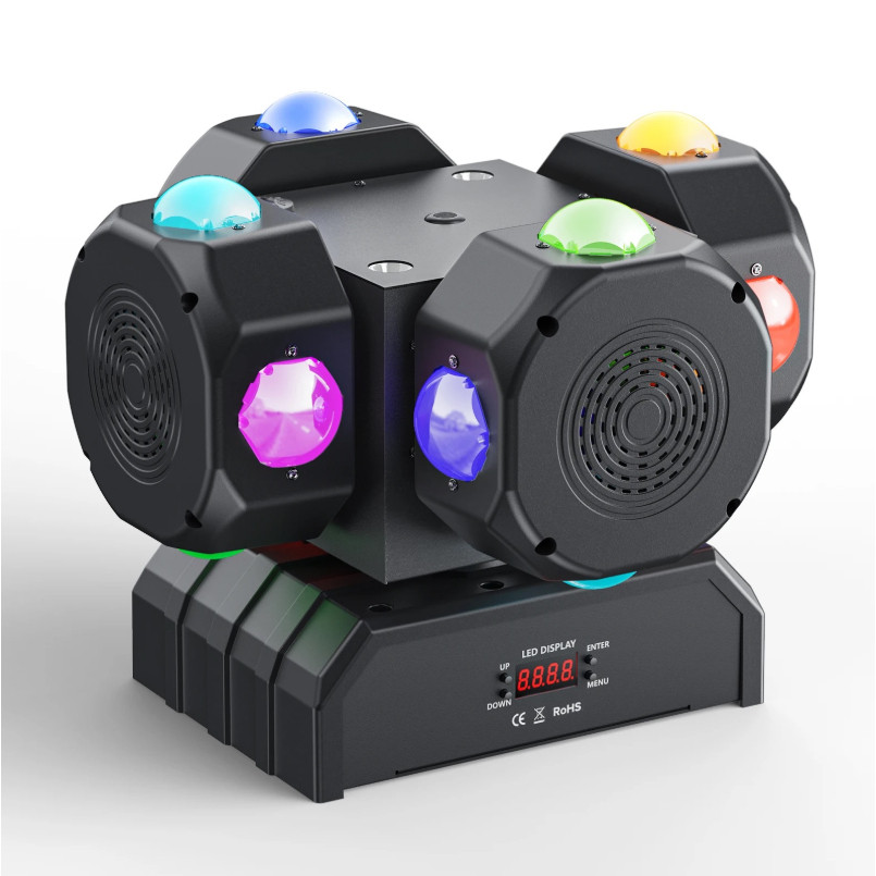 Canhão de Luz Giratório Led RGB 200w DMX 512 Bivolt 60Hz Canhão de Luz Giratório Led RGB 200w DMX 512 Bivolt 60Hz