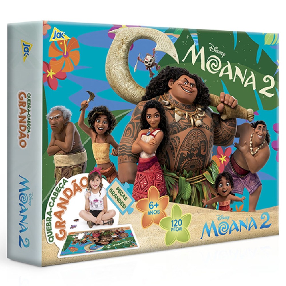 QUEBRA CABEÇA GRANDÃO MOANA 2 DISNEY 120 PEÇAS GRANDES TOYSTER DESENHO INFANTIL FILMES DESENHOS KIDS QUEBRA CABEÇA GRANDÃO MOANA 2 DISNEY 120 PEÇAS GRANDES TOYSTER DESENHO INFANTIL FILMES DESENHOS KIDS