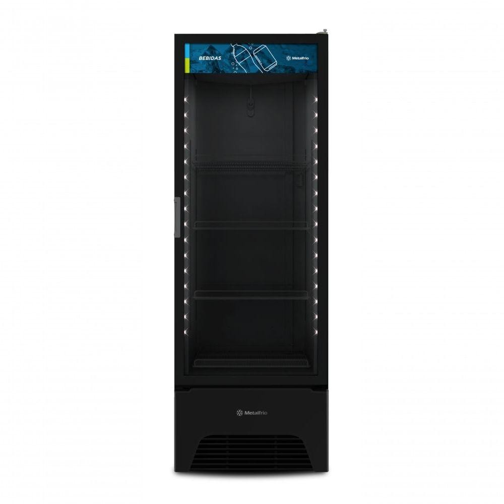 Expositor Vertical Metalfrio Optima 572L 1 Porta Preto 220V VB52AH Expositor Vertical Metalfrio Optima 572L 1 Porta Preto 220V VB52AH