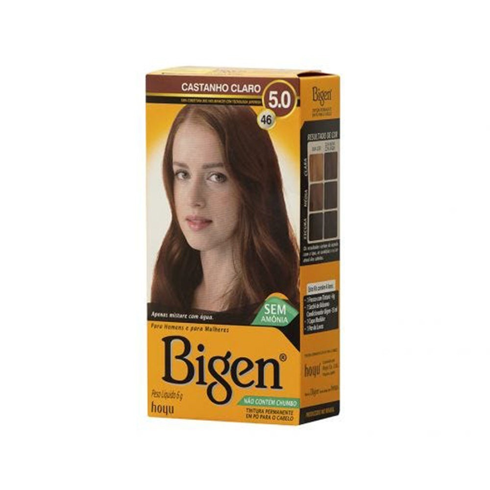 Tonalizante Bigen 5.0 Castanho Claro Tonalizante Bigen 5.0 Castanho Claro