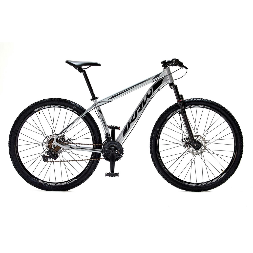 Bicicleta Aro 29 Krw Alumínio 21 Velocidades Freio a Disco Suspensão dianteira Mountain Bike S3 Bicicleta Aro 29 Krw Alumínio 21 Velocidades Freio a Disco Suspensão dianteira Mountain Bike S3