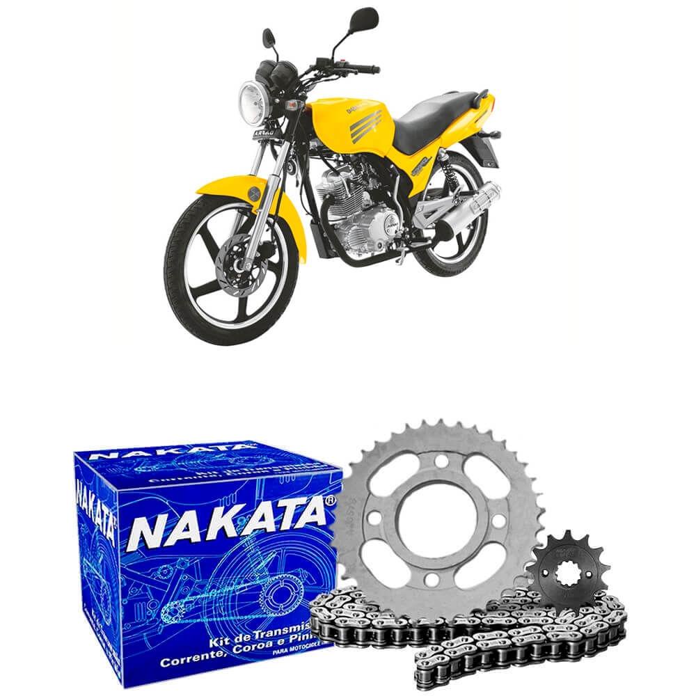 Kit Relação Transmissão Moto Dafra Speed 150 2008 A 2014 Kit Relação Transmissão Moto Dafra Speed 150 2008 A 2014