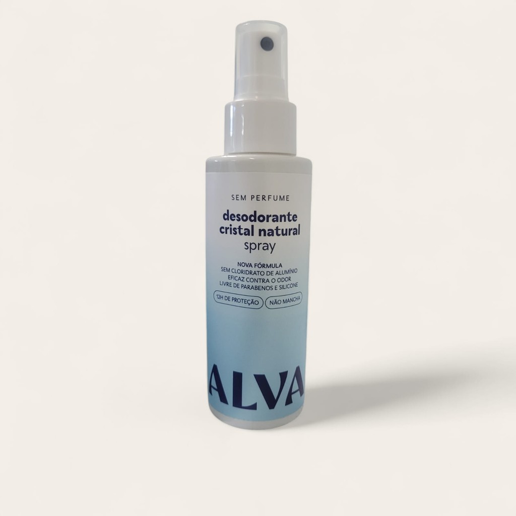 Desodorante Cristal – Spray Sem Perfume 120ml – Alva Desodorante Cristal – Spray Sem Perfume 120ml – Alva