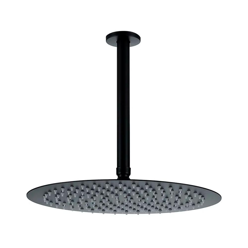 Ducha Chuveiro Redondo De Teto 30Cm Curuá Pingoo – Preto