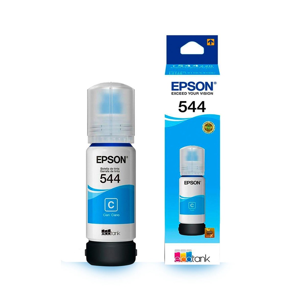 Refil de Tinta Epson Ciano T544220 para Ecotank Refil de Tinta Epson Ciano T544220 para Ecotank