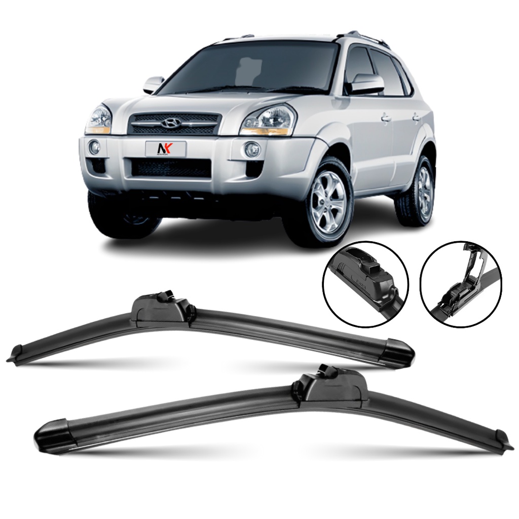 Par Palheta Limpador Parabrisa 22” 15” Tucson 2005 2006 2007 á 2016