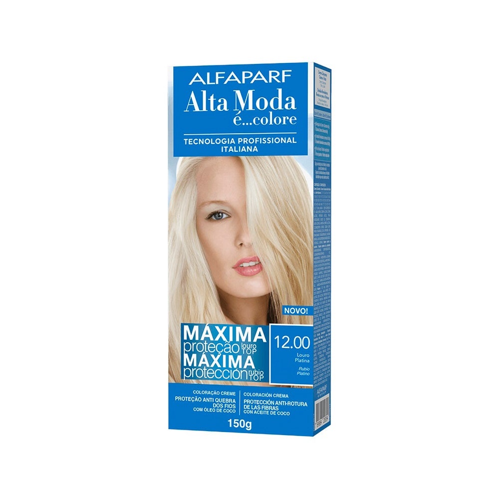 Tintura Alta Moda Ind 12.00 Louro Platina 150g Tintura Alta Moda Ind 12.00 Louro Platina 150g