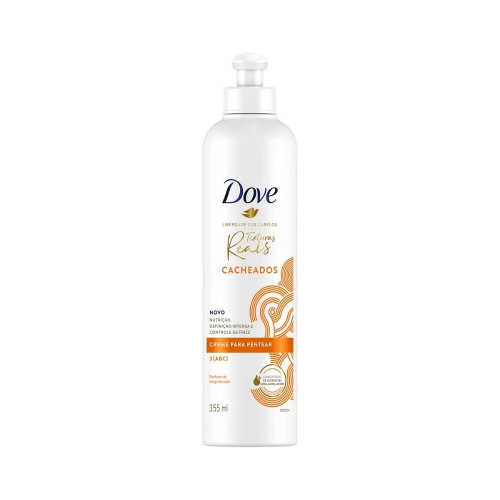 Creme Para Pentear Dove Texturas Reais Cacheados 355ml Creme Para Pentear Dove Texturas Reais Cacheados 355ml