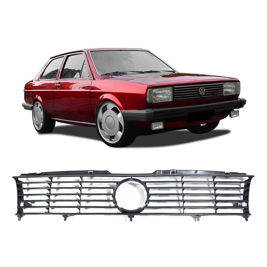 Grade Frontal Volkswagen Voyage Quadrado 1991 92 93 94 Preta Grade Frontal Volkswagen Voyage Quadrado 1991 92 93 94 Preta