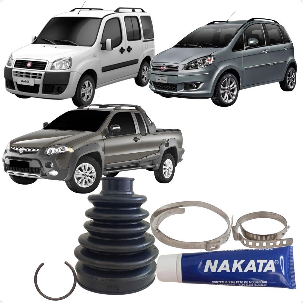 Kit Coifa Homocinética Roda Doblo Idea Strada 1.6 1.8 E-Torq Kit Coifa Homocinética Roda Doblo Idea Strada 1.6 1.8 E-Torq