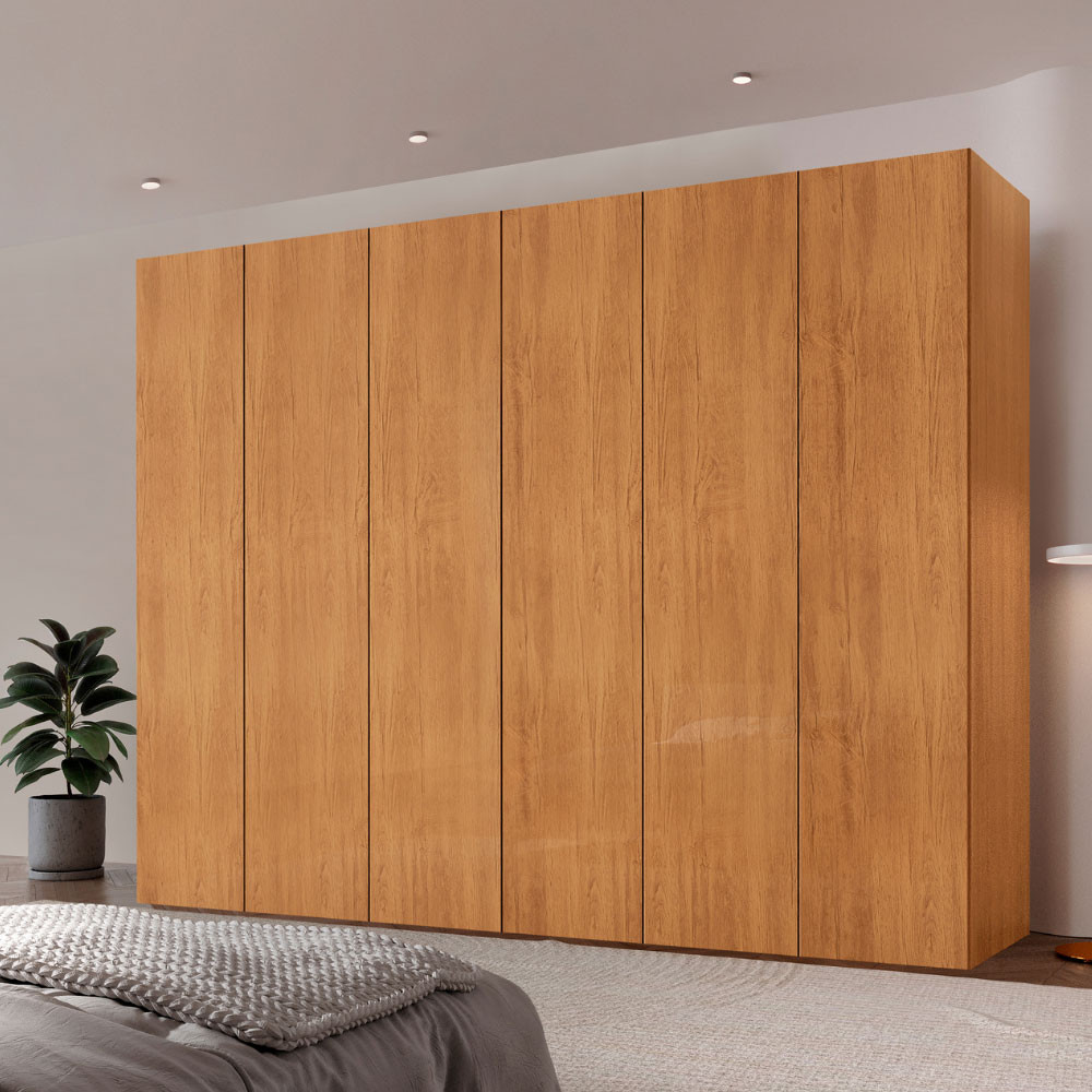 Guarda Roupa Casal Coliseu 100% MDF 6 Portas e 6 Gavetas Moderna Mobília Guarda Roupa Casal Coliseu 100% MDF 6 Portas e 6 Gavetas Moderna Mobília