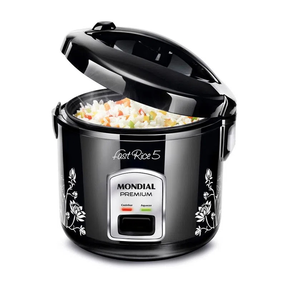 Panela Elétrica Mondial Fast Rice 5 Premium NPE-08-5X -110V Panela Elétrica Mondial Fast Rice 5 Premium NPE-08-5X -110V