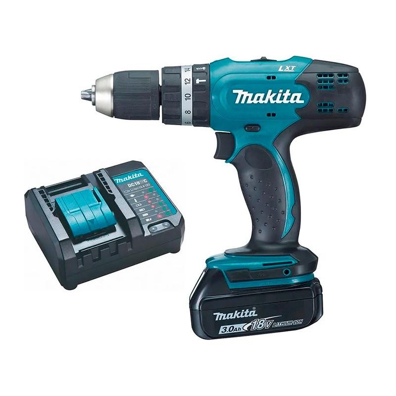 Parafusadeira /Furadeira 18 Velocidades Impacto Dhp453 Makita 1 Bateria Parafusadeira /Furadeira 18 Velocidades Impacto Dhp453 Makita 1 Bateria
