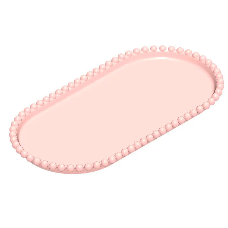 Bandeja Esfera Acrílica Durável Oval – Rosa Candy – 25x13cm – 1 unidade – Rizzo – Rizzo Bandeja Esfera Acrílica Durável Oval – Rosa Candy – 25x13cm – 1 unidade – Rizzo – Rizzo