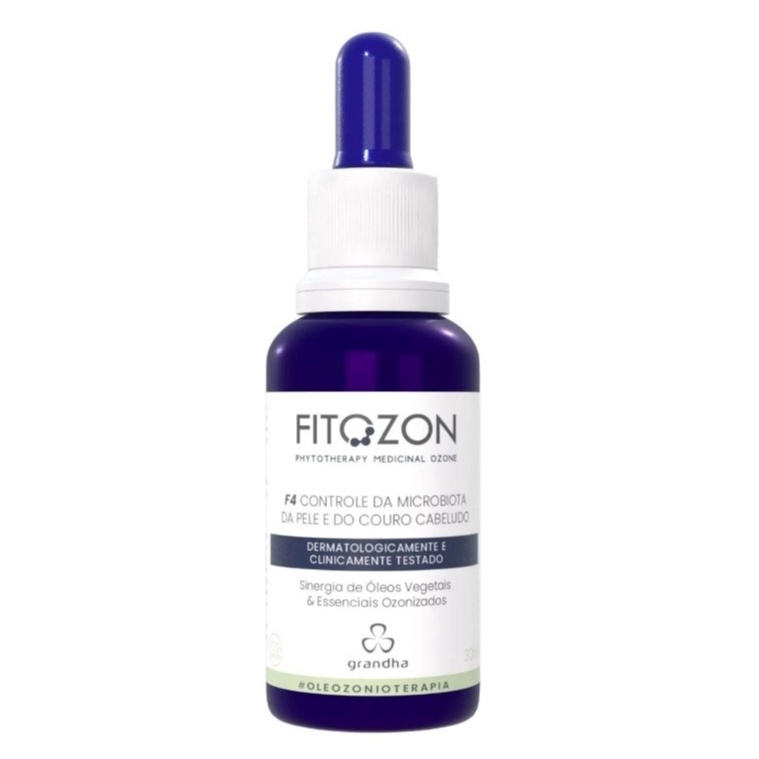 Grandha Óleo de Girassol Ozonizado Fitozon F4 Controle da Pele e Couro Cabeludo caspa e dermatites Grandha Óleo de Girassol Ozonizado Fitozon F4 Controle da Pele e Couro Cabeludo caspa e dermatites