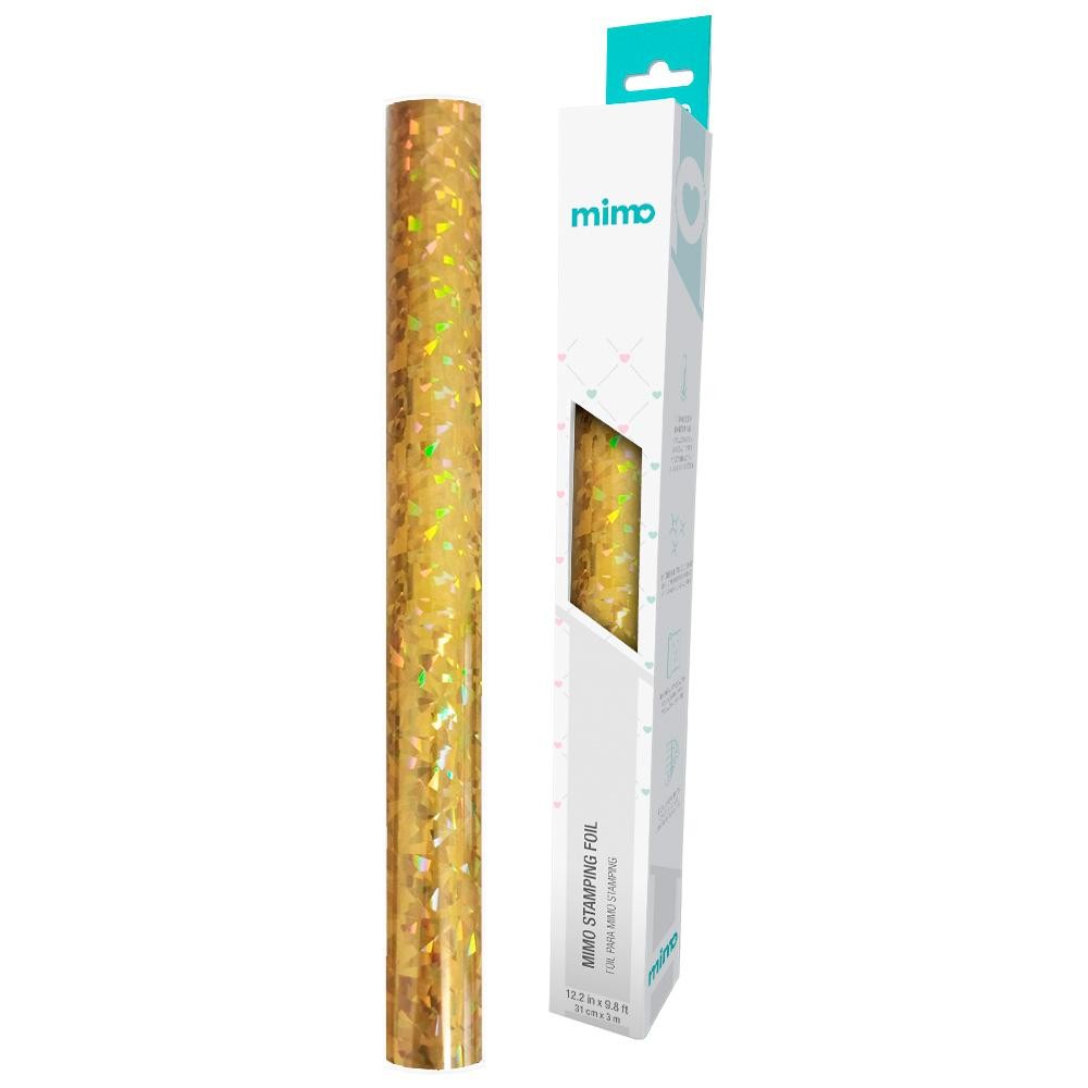 Foil Holográfico Dourado – Mimo – 30cm X 3,00 Metros Foil Holográfico Dourado – Mimo – 30cm X 3,00 Metros