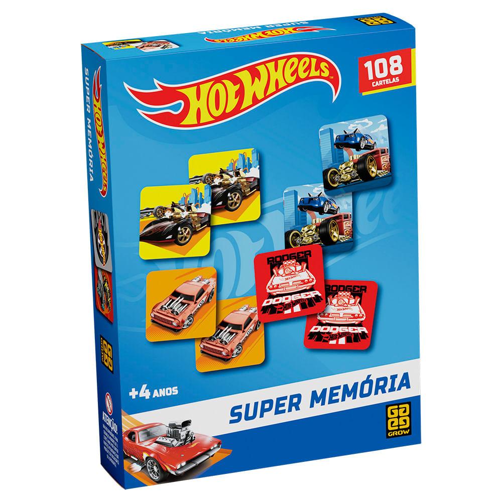 Jogo Supermemória Hot Wheels Jogo Supermemória Hot Wheels