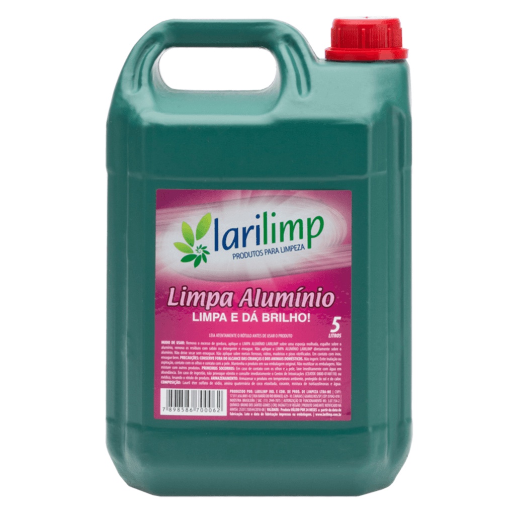Limpa Alumínio Líquido Larilimp – 5L Limpa Alumínio Líquido Larilimp – 5L