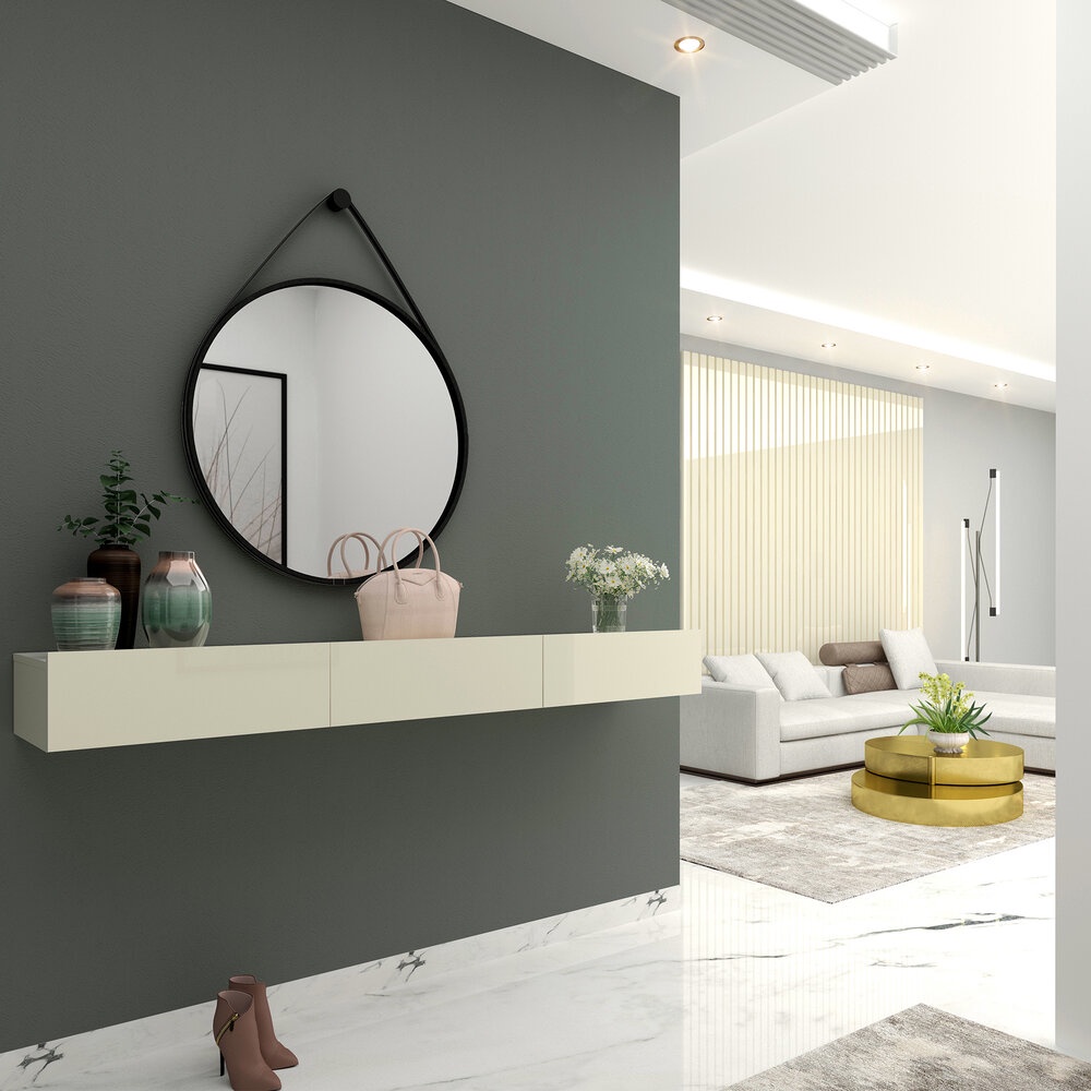 Aparador Nicho Sala Suspenso 3 Gavetas 202 Nobre Off White – Gelius Aparador Nicho Sala Suspenso 3 Gavetas 202 Nobre Off White – Gelius