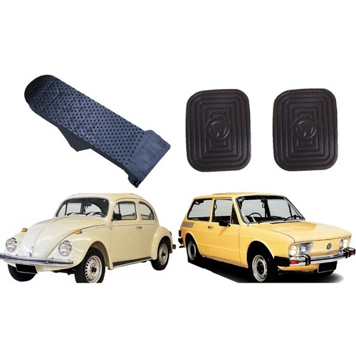 Pedal Acelerador + Capa Freio Embreagem Fusca Brasilia /75 Pedal Acelerador + Capa Freio Embreagem Fusca Brasilia /75