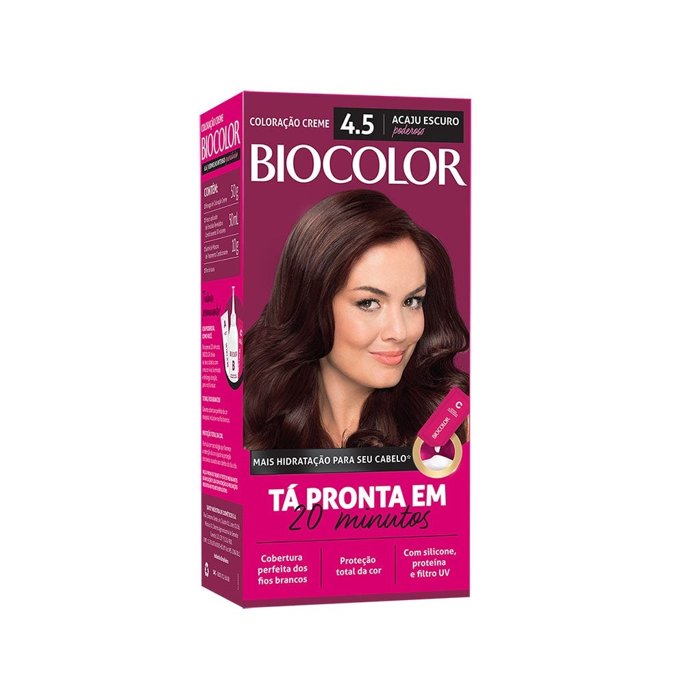 Tintura Biocolor Mini Kit 4.5 Acaju Escuro Tintura Biocolor Mini Kit 4.5 Acaju Escuro