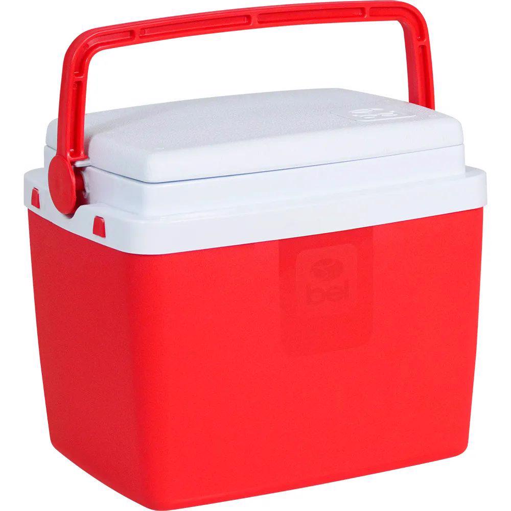 Caixa Térmica 6 Litros Cooler Vermelho 070604 BEL Caixa Térmica 6 Litros Cooler Vermelho 070604 BEL