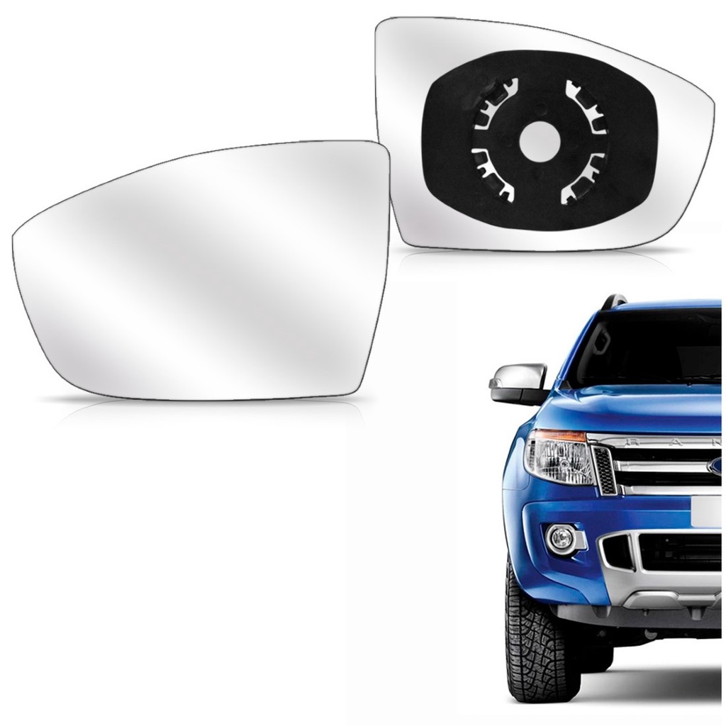 PAR LENTE RETROVISOR RANGER 2013 2014 2015 2016 COM BASE