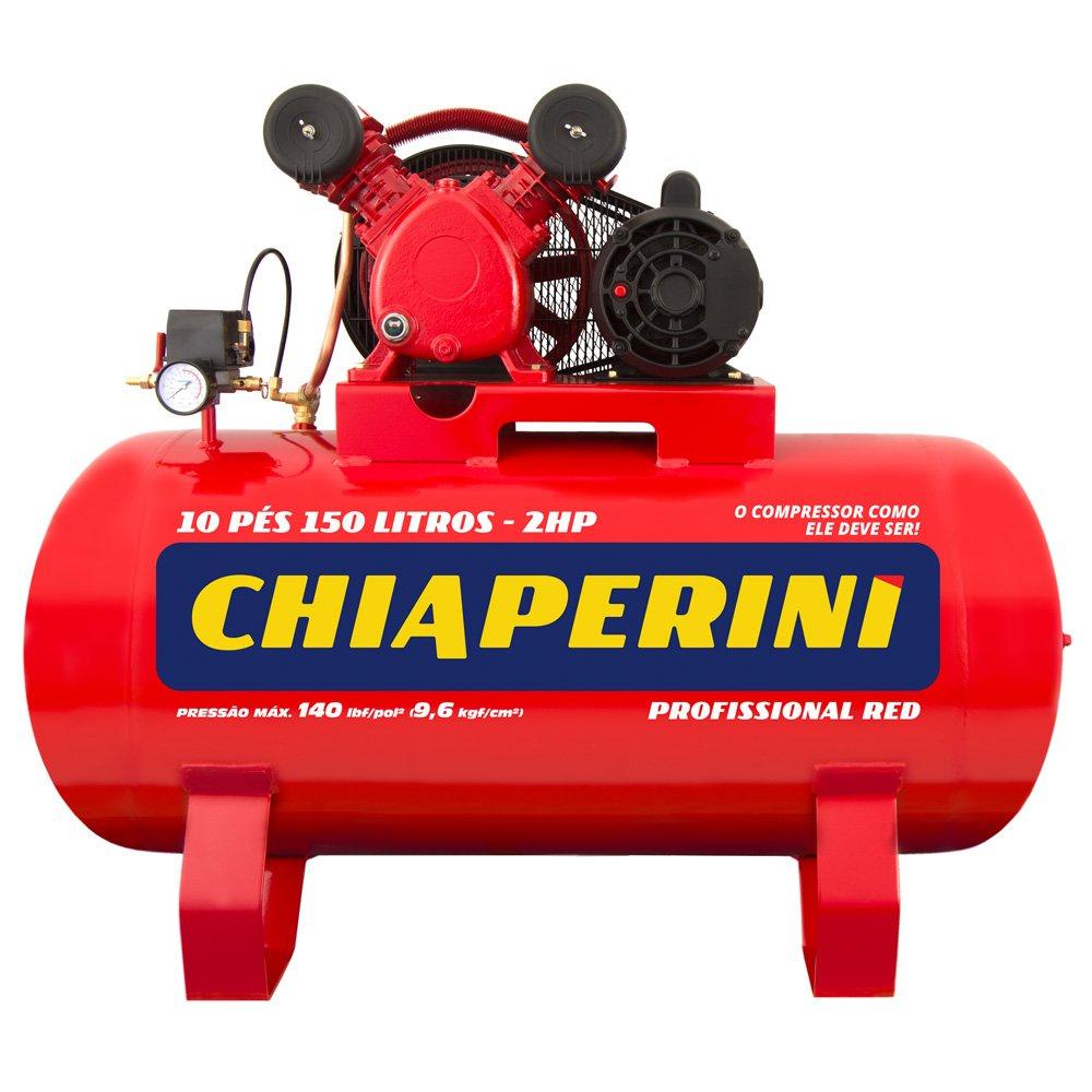 Compressor de Ar Red Média Pressão 10 Pés 140PSI 2HP 150 Lit Compressor de Ar Red Média Pressão 10 Pés 140PSI 2HP 150 Lit