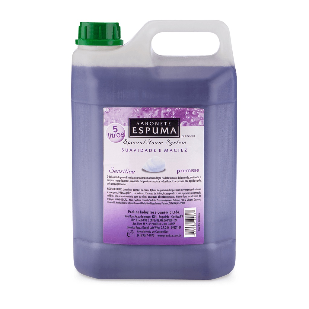 Sabonete Espuma Sensitive 5L Premisse Sabonete Espuma Sensitive 5L Premisse
