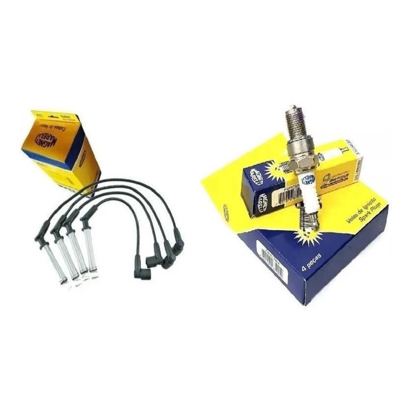 Kit Cabos E Jogo Velas Corsa Celta 1.0 8v Gasolina Kit Cabos E Jogo Velas Corsa Celta 1.0 8v Gasolina