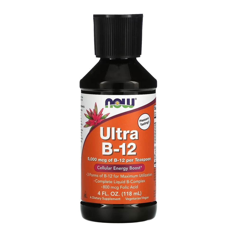 Ultra B-12 Vitamina Complexo B Now Foods 118ml Importado Ultra B-12 Vitamina Complexo B Now Foods 118ml Importado