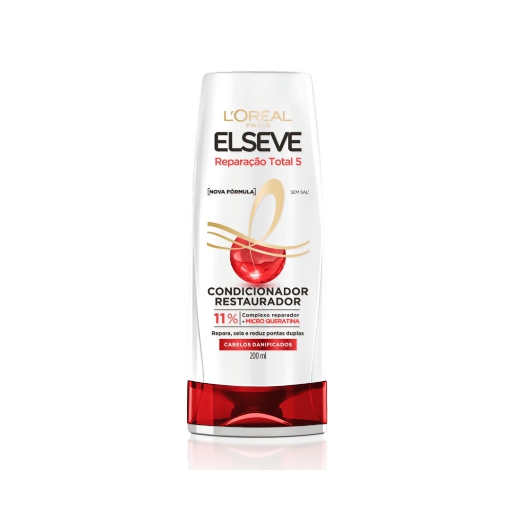 Condicionador Elseve Reparação Total 5 200ml Condicionador Elseve Reparação Total 5 200ml