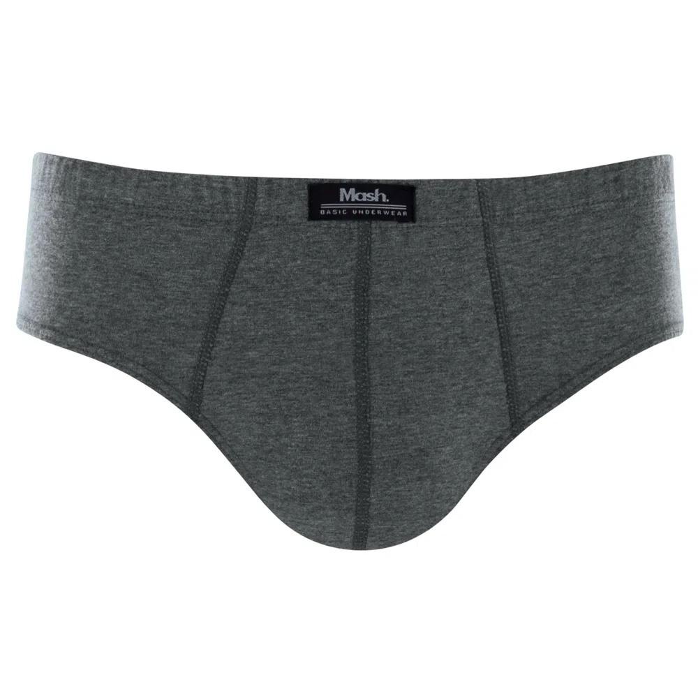 Cueca Slip Mash Masculina Lisa Algodão Cueca Slip Mash Masculina Lisa Algodão