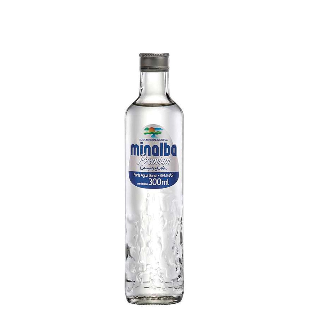 AGUA MINERAL MINALBA PREMIUM SEM GÁS 300ML AGUA MINERAL MINALBA PREMIUM SEM GÁS 300ML