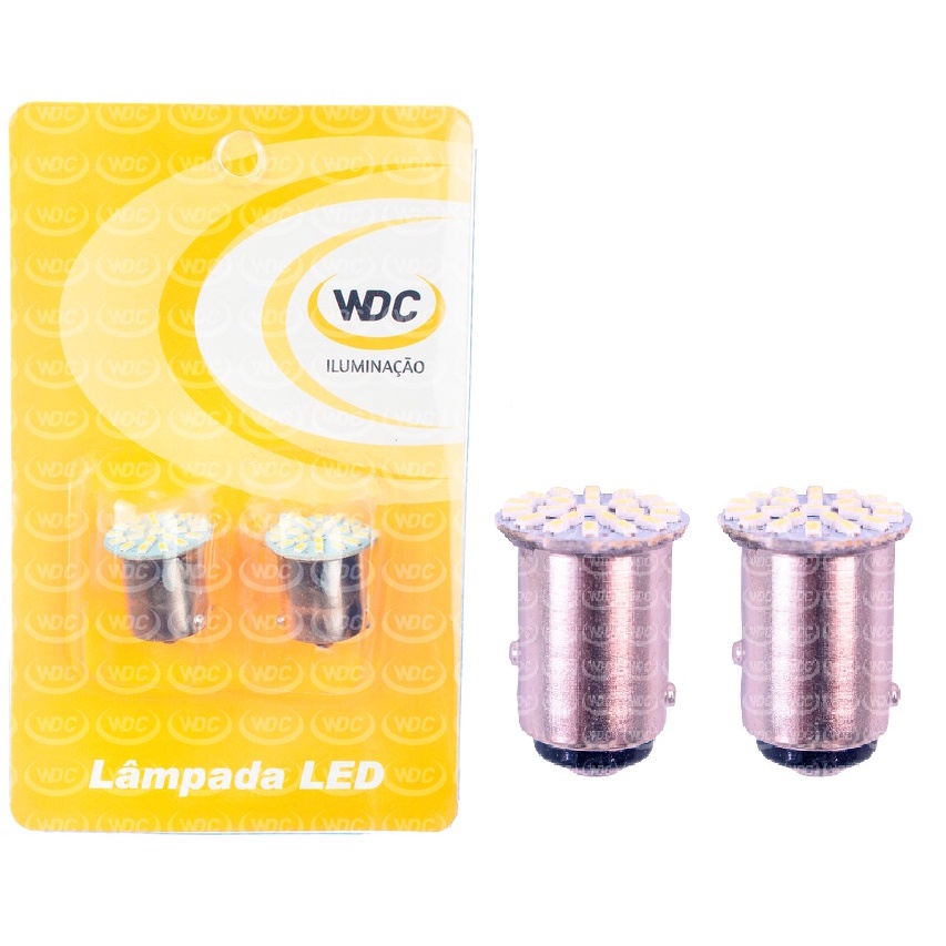 PAR LÂMPADA LED 2 POLOS 1157 (22 LEDS 3014 RETA) PAR LÂMPADA LED 2 POLOS 1157 (22 LEDS 3014 RETA)
