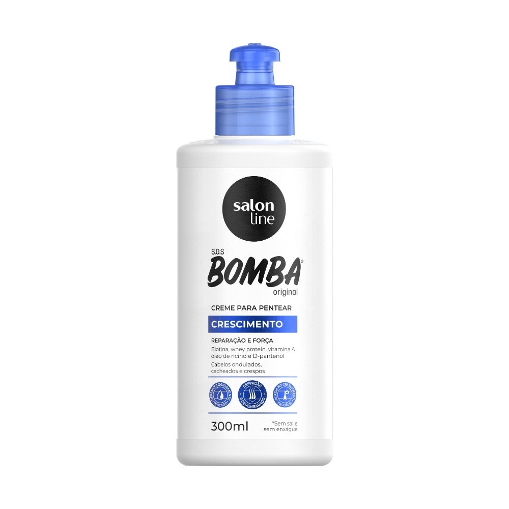 Creme Para Pentear Salon Line Sos Bomba 300Ml Creme Para Pentear Salon Line Sos Bomba 300Ml