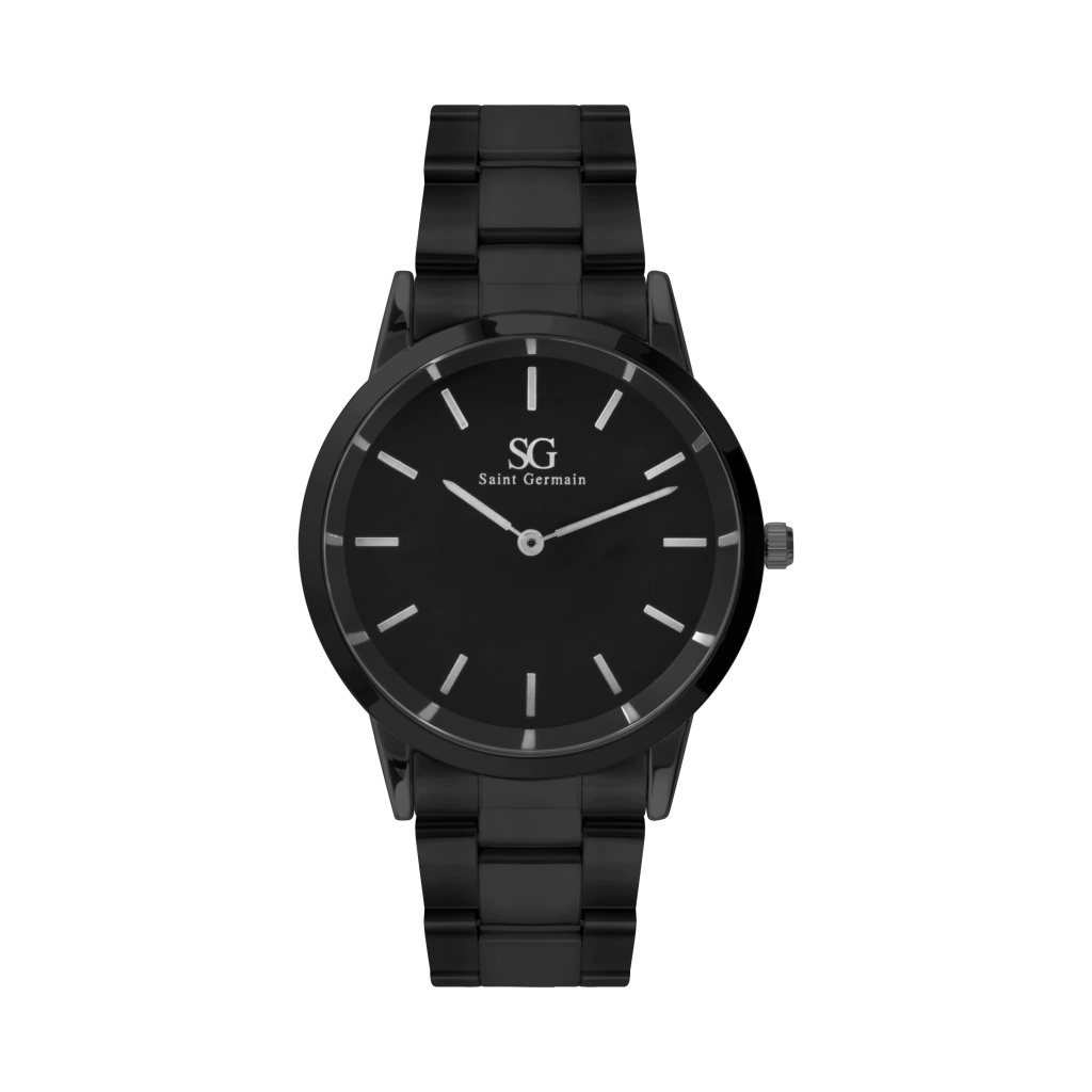 Relógio Masculino Preto Saint Germain Belmont Full Black 40mm Relógio Masculino Preto Saint Germain Belmont Full Black 40mm