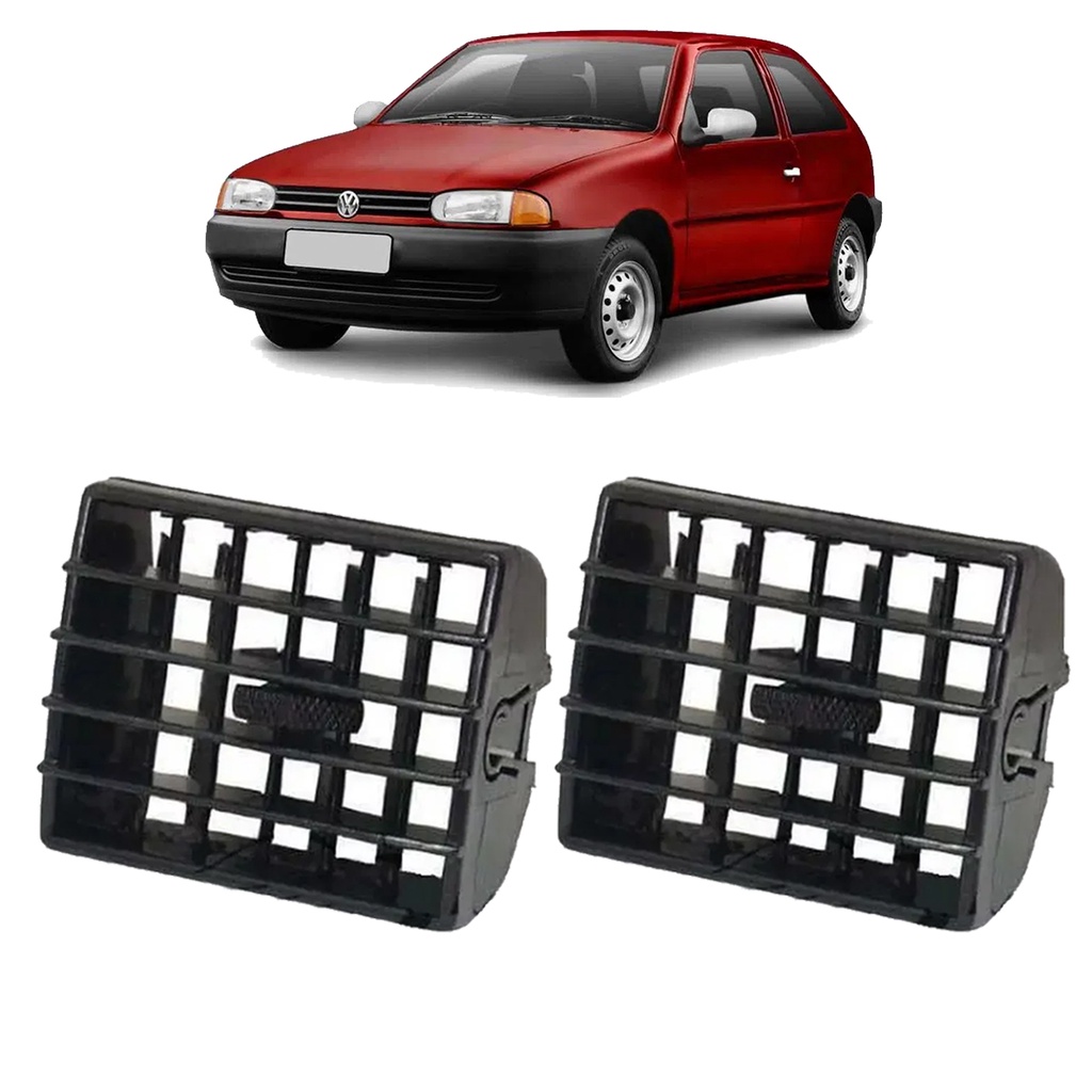Par Grade Difusor Ar Gol Parati Saveiro G2 95 96 97 98 99 Preta Par Grade Difusor Ar Gol Parati Saveiro G2 95 96 97 98 99 Preta