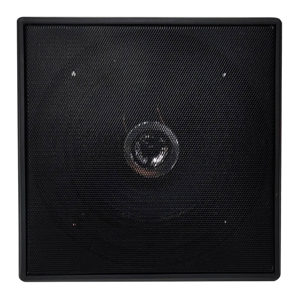 Alto Falante Arandela Quadrada Preta Tweeter 70W para Teto 86Db Leson 2LS078AQP Som Ambiente Alto Falante Arandela Quadrada Preta Tweeter 70W para Teto 86Db Leson 2LS078AQP Som Ambiente